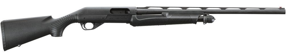 The Benelli Nova is a great pump action shotgun. 