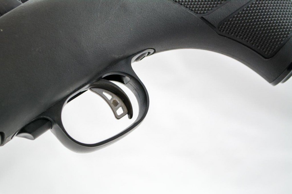 The AccuTrigger system is user adjustable from about two to six pounds pull weight.