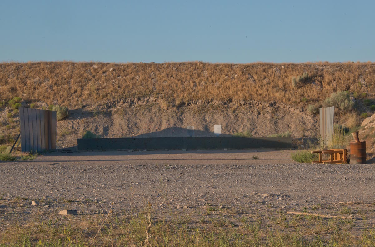 During testing, the author maxed out the 10mm Republic Forge on a steel plate at 100 yards.