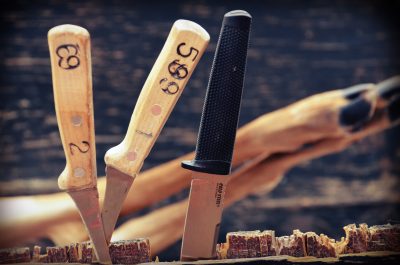 Tools of the trade for field-dressing animals. Knowing where your food comes from and how it is processed is a comfort, and a process to be respected. 