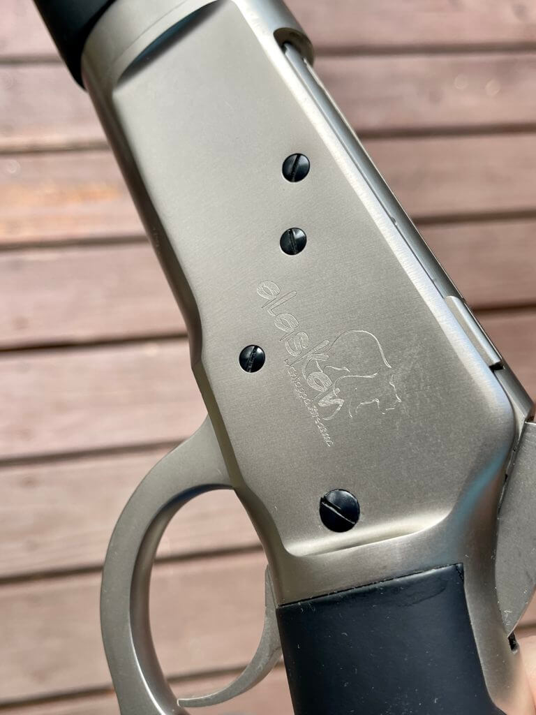 Alaskan engraving on side