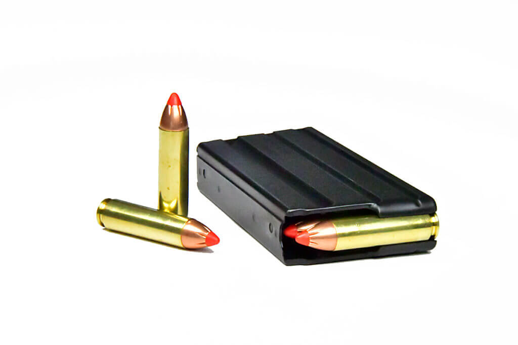 BFI 5-round magazine, 450 Bushmaster ammunition