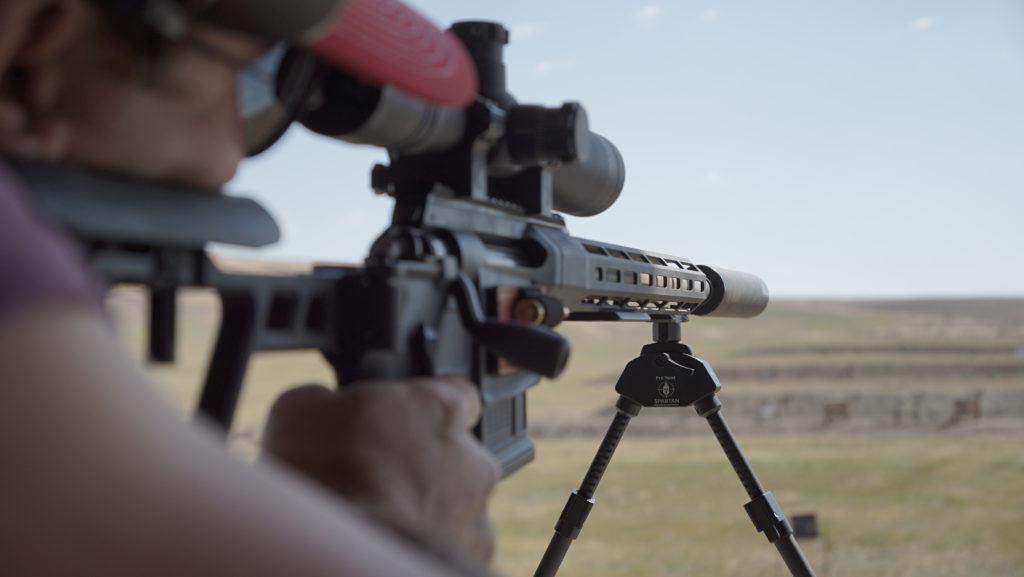 Hunter using Spartan Pro Hunt Tac bipod