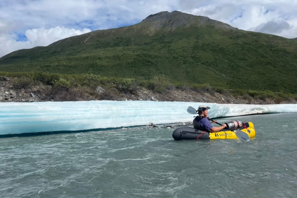 Rafting down the Alatna River in the Kokopelli Rogue R-Deck